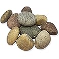 Amazon.com: Creativity Street Craft Rocks, Assorted Natural Colors 10 ...