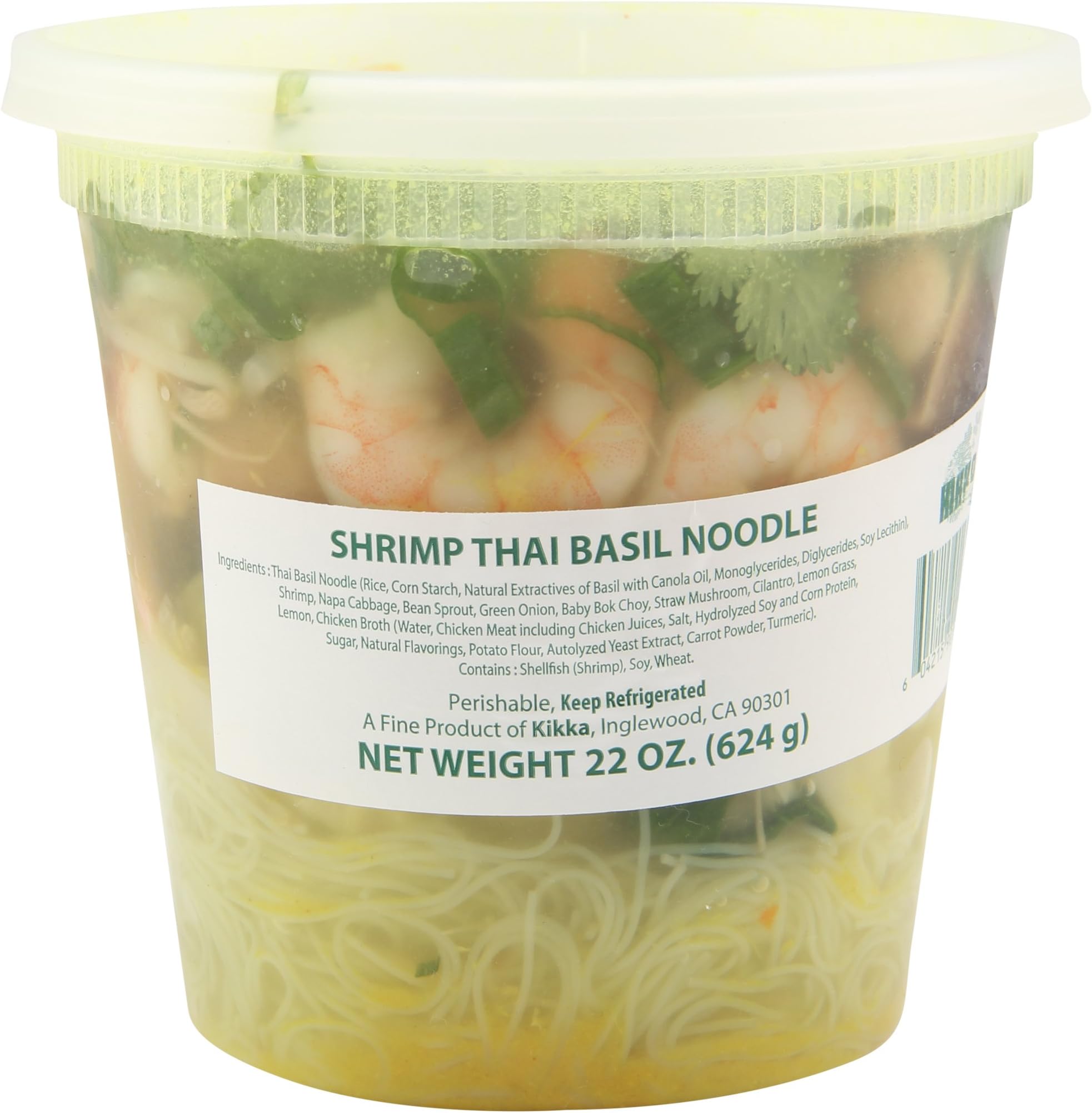 Kikka Shrimp Thai Basil Noodle Soup, 22 oz