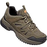 CAMELSPORTS Hiking Shoes Men Lightweight Non-Slip Breathable Sneakers Low Top Walking Shoes for Outdoor Trailing Trekking Walking Climbing