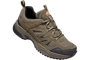 CAMELSPORTS Hiking Shoes Men Lightweight Non-Slip Breathable Sneakers Low Top Walking Shoes for Outdoor Trailing Trekking Walking Climbing