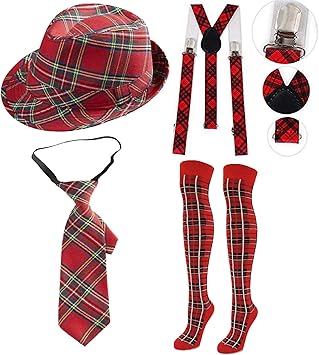 ladies tartan hat