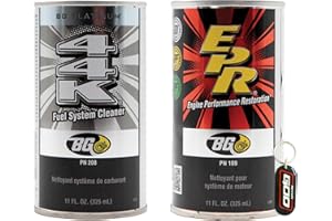 Motor God BG Platinum 44K Fuel System Cleaner and BG 109 EPR Engine Performance Restorer - 11 Fl Oz