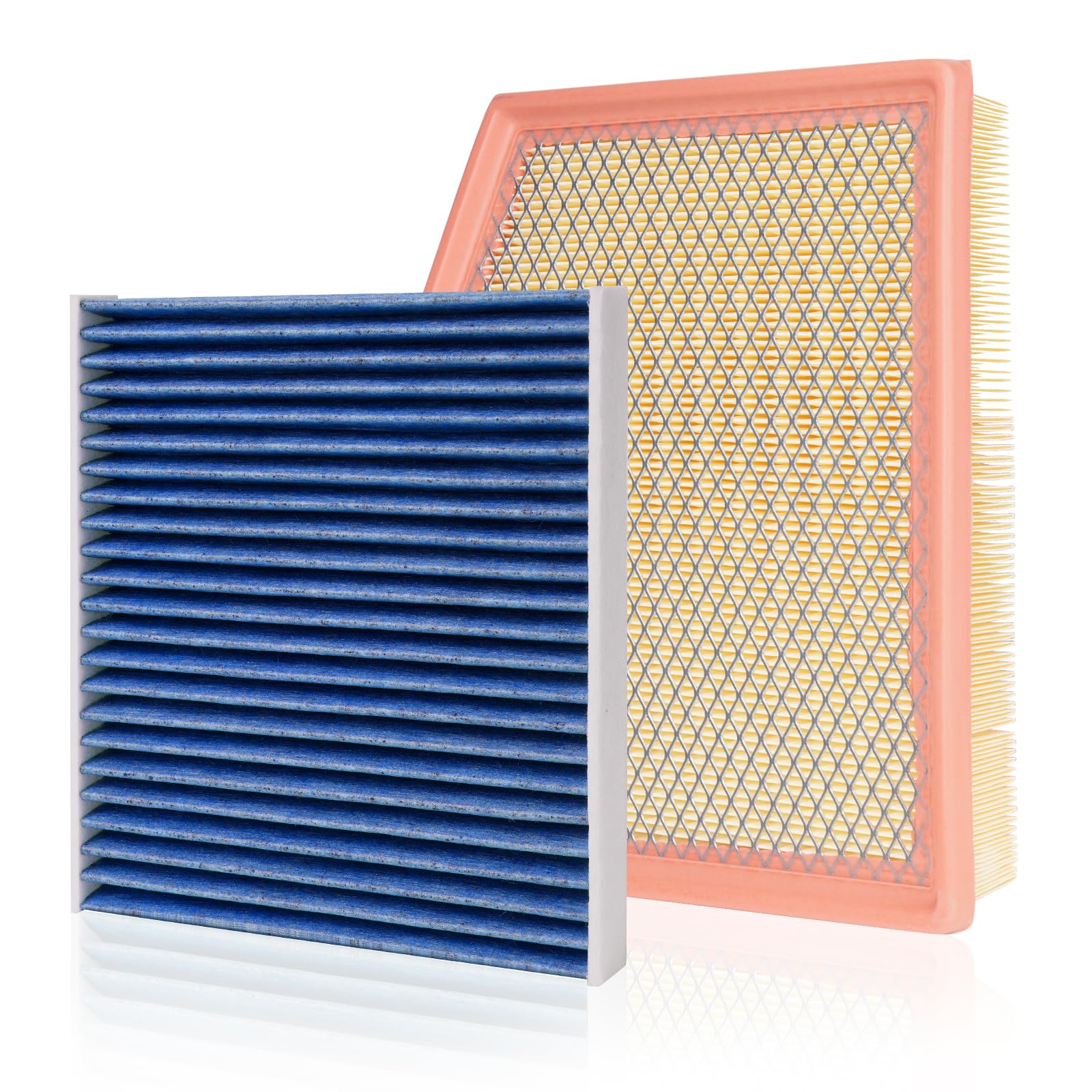 Photo 1 of Forccord Cabin & Engine Air Filter Fit for Chrysler Grand Caravan 2021-2024 V6 3.6L Gas, Pacifica 2017-2026 V6 3.6L Flex/Gas, Voyager 2020-2026 3.6 L Gas Air Filter Replace#CA12091 68214516AA CF12283