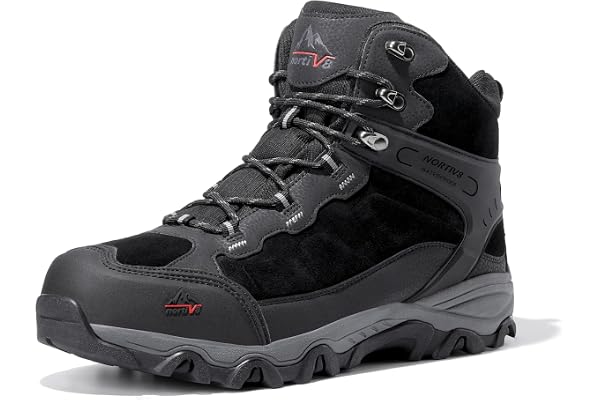 NORTIV 8 Men's Waterproof Hiking Boots Outdoor Backpacking Mountaineering Shoes