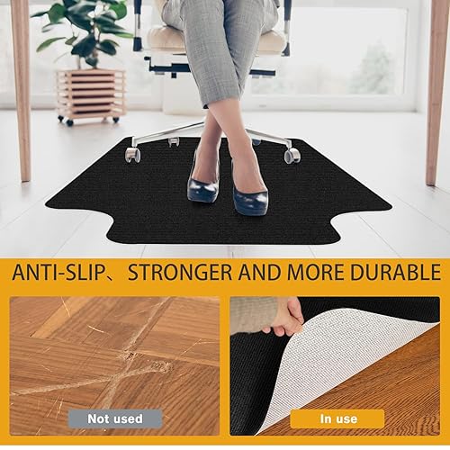 Chair Mat For Hard Floors, Tydle 36" X 36" Office Chair Mat For Hardwood Floors - View #13