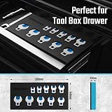 DURATECH 10-Piece 3/8 Inch Drive Crowfoot Spanner Set 10–19 mm Chrome Vanadium view 6