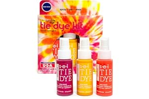 S·E·I S.E.I. Sunset Tie-Dye Kit, Fabric Dye Spray, 3 Colors