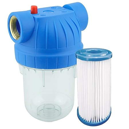 FILTROTECH 5Zoll Filter Messing IG Anschluss 1' Garten Pumpen Hauswasserwerke Schmutzfilter