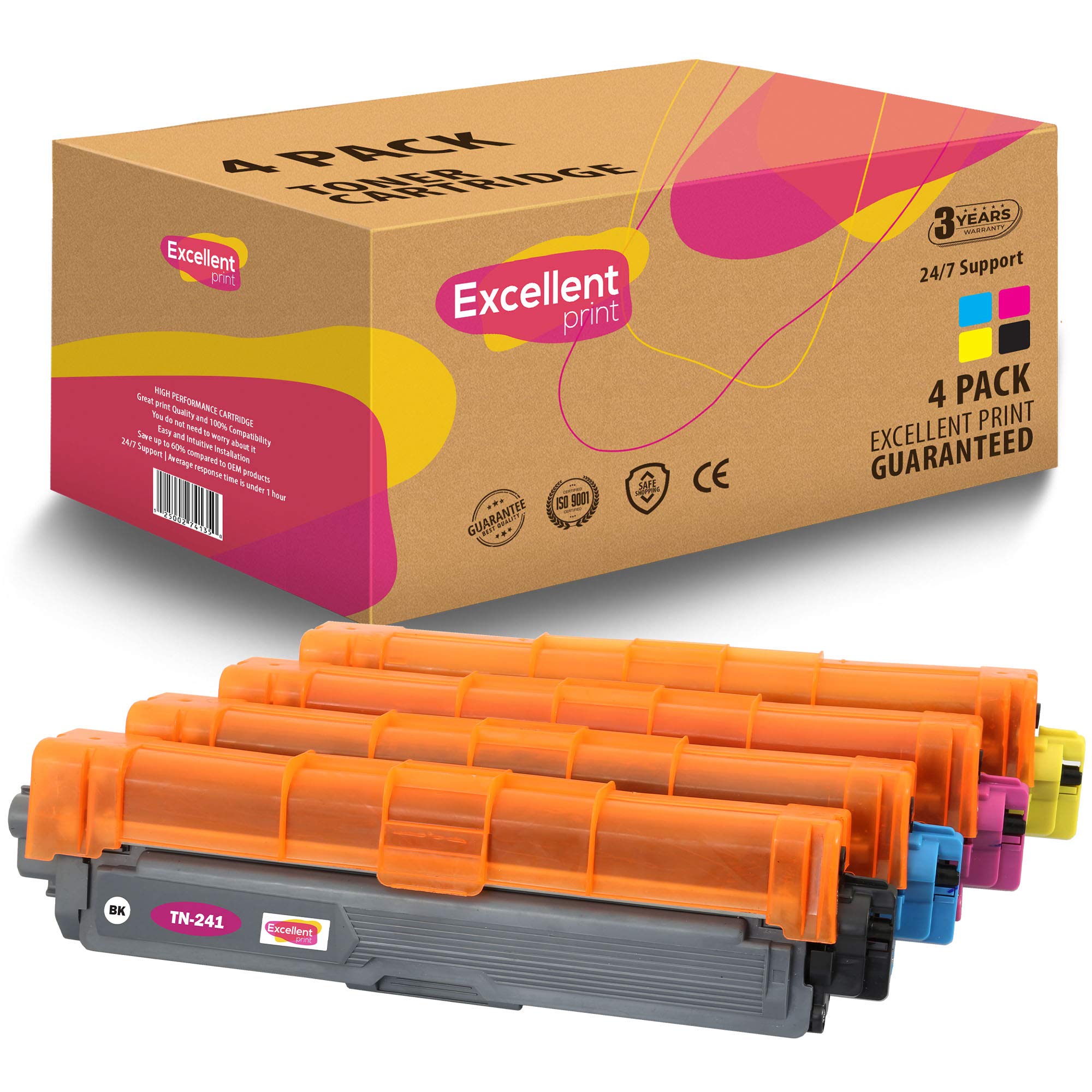 Excellent Print TN-241 TN-242 TN-245 TN-246 Compatible Toner cartridge for Brother HL-3140CW 3150CDW 3170CDW DCP-9015CDW