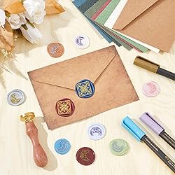 CRASPIRE Vintage Pattern Wax Seal Stamp Retro