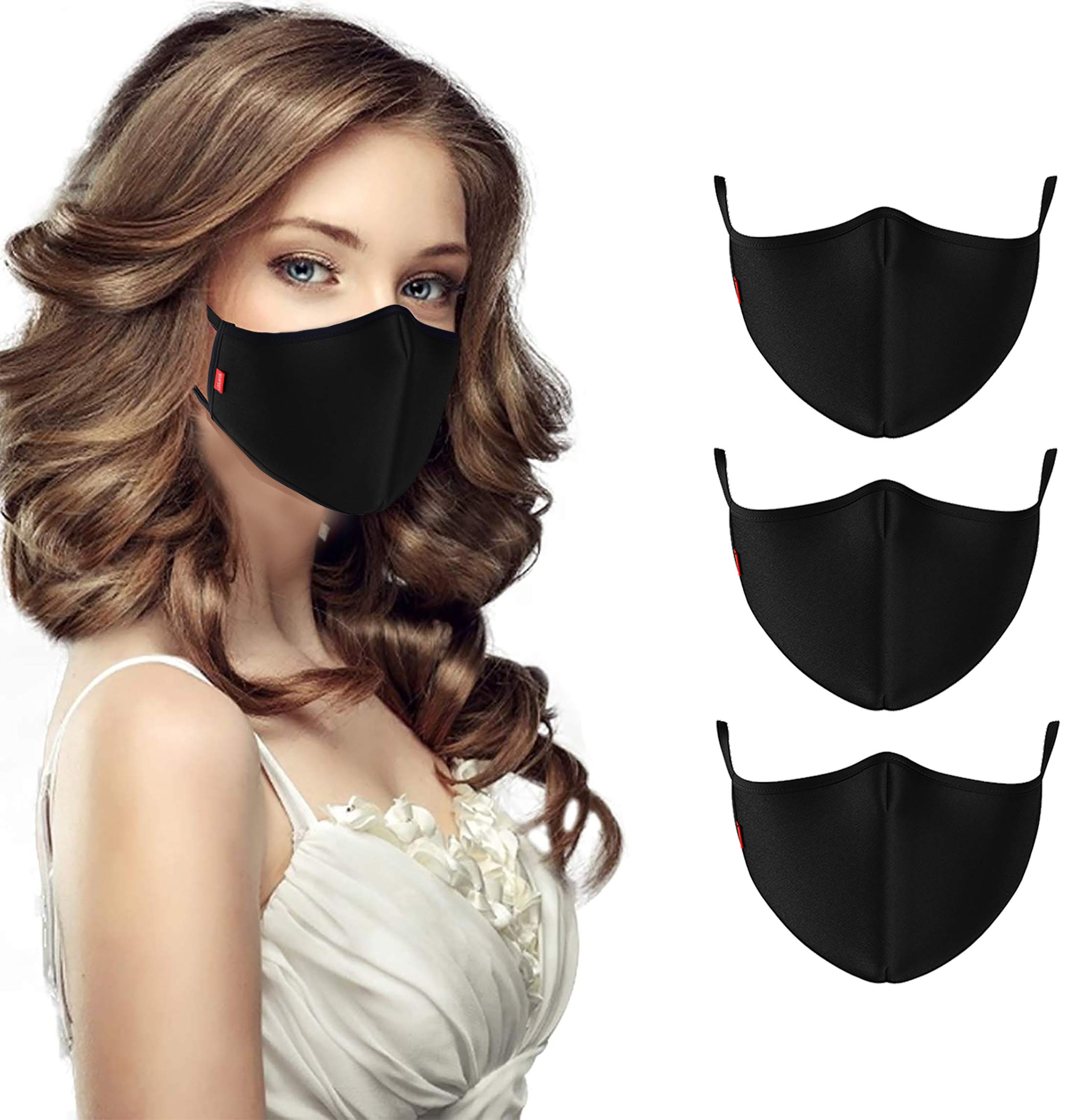 COOL Mask Unisex 3 Layer Reusable Washable Face Mask ( Pack of 3 )