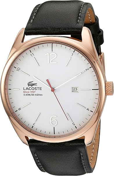 lacoste all stainless steel water resistant 5 atm