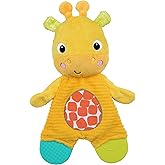 Bright Starts Snuggle & Teethe BPA-free Crinkle Teething Plush Baby Toy - Giraffe