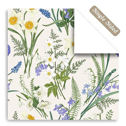 Scrapbook Paper 6x6 Inch Floral Cardstock Paper Pad - 24 Sheets Vintage ...