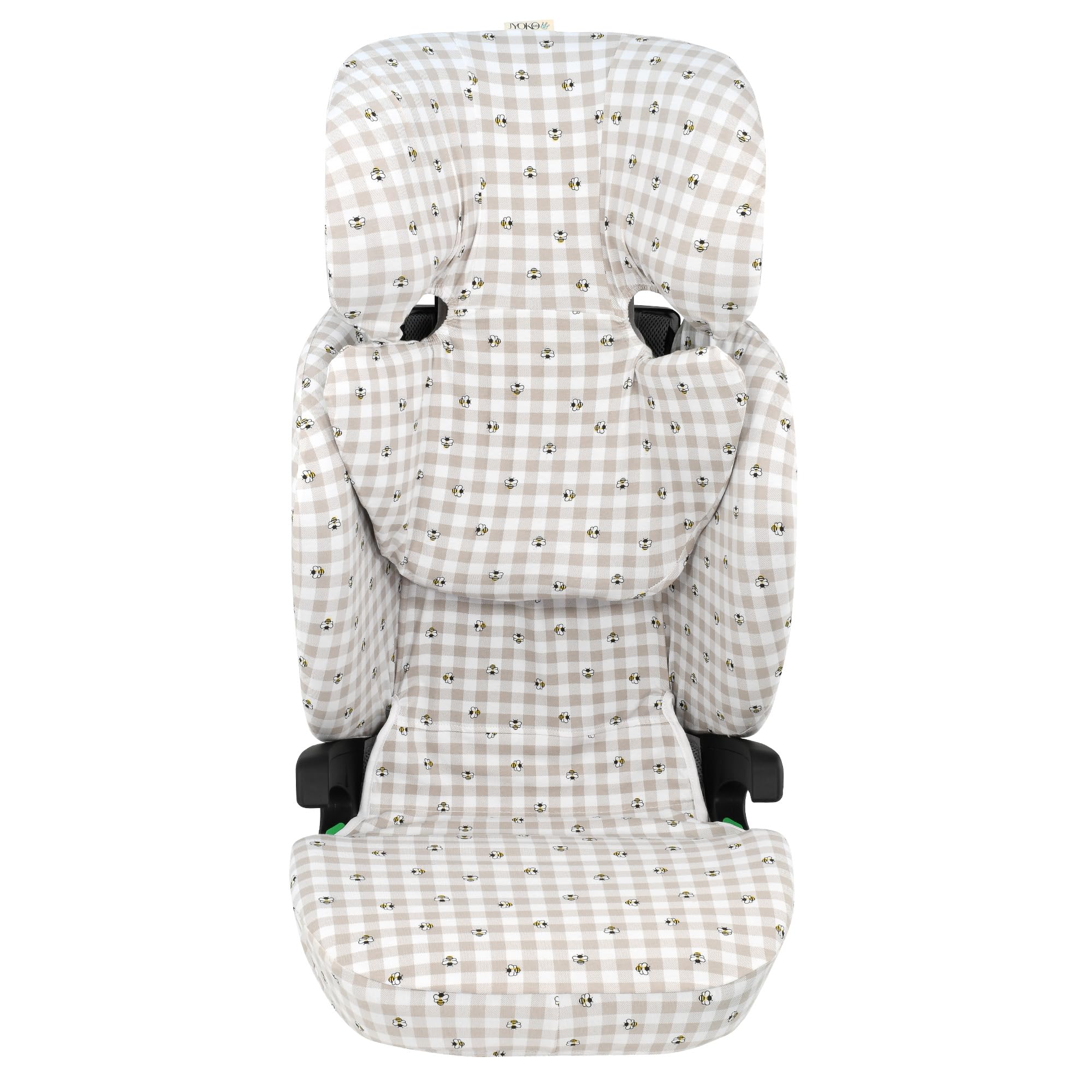 JANABEBE JYOKO KIDS Cover Liner compatible with Axkid Minikid, Kidzone, Duofix and Rekid (Picnic Vichy)