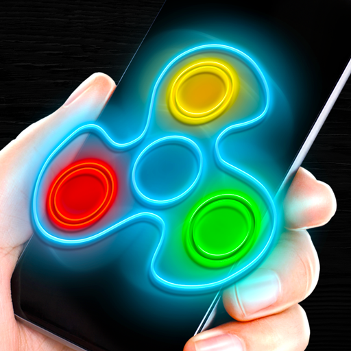 glowing fidget spinner