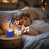 Lexibook Sonic Nightlight with Speaker NS01SN Blue Battery Powered view 6