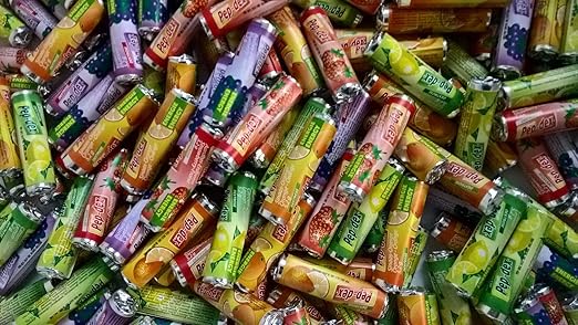 400 Traubenzucker Röllchen mit Fruchtgeschmack ! Top Giveaway Wurfmaterial Fasching
