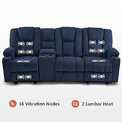 MCombo Power Reclining Sofa with Heat and