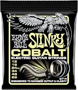 Ernie Ball Mammoth Slinky Cobalt Electric Guitar Strings 12-62 Gauge