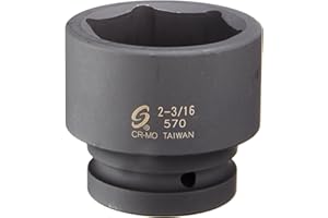 Sunex 570 1" Drive Standard 6 Point Impact Socket 2-3/16"