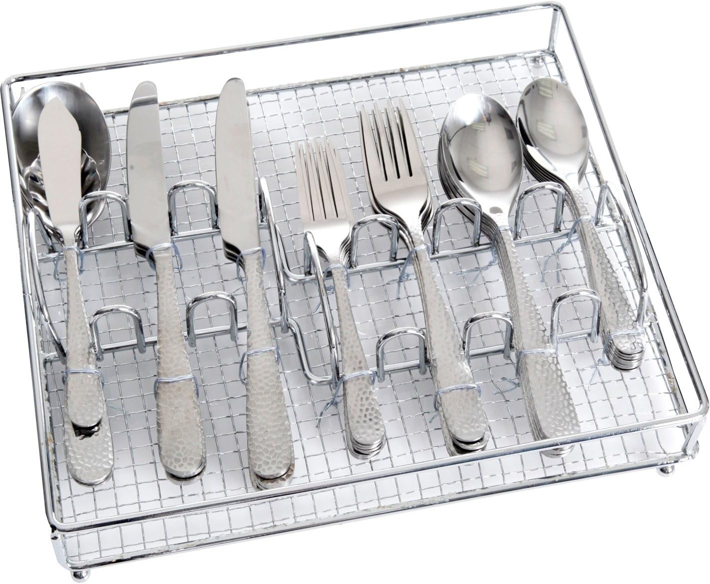 Gibson 109532.46 Hammered Flatware 46pc Set Ss