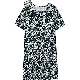 AVIIER Hospital Gowns for Women Open Back Adaptive Clothing Nightgowns Post Shoulder Surgery Dress