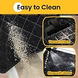 Conlun Cat Litter Mat 89 x 58 cm PVC Grid Mesh Trapping Litter Box Mat view 7