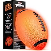 HIEMAO Glow in The Dark Football for Kids Boys Ages 8-12 15, Light Up LED Football Toys with Pump for Indoor/Outdoor Game, Fun Gift for Teens Christmas Birthday, Holiday Stuff Party Favor Supplie