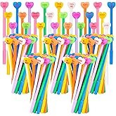 LiYiQ 100 Pcs Valentine's Day Conversation Gel Ink Pen Fun Pens Bulk Kawaii Be Mine Kiss Me Love Conversation Cute Pens for Office Home Student Present