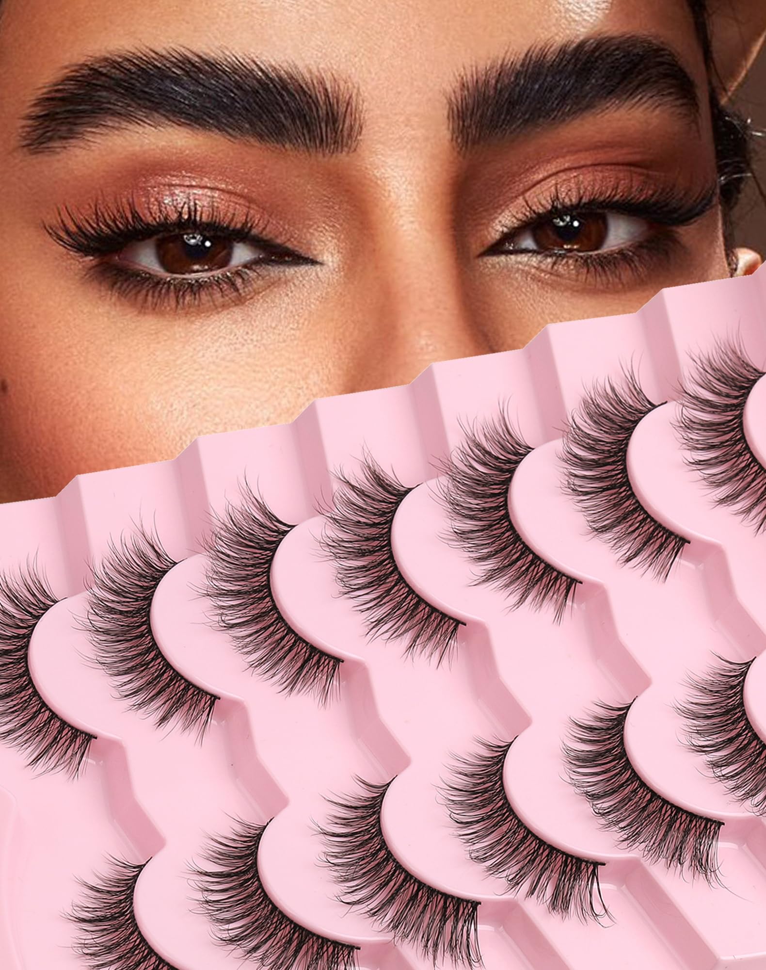 Cat Eye Lashes Light Short Eyelashes Natural Look