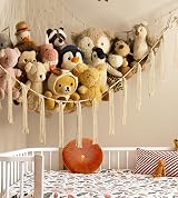 mirolam Stuffed Animal Storage Hammock 41x41x55 Large Plush Organizer view 2