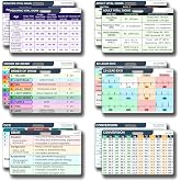 CNA Nursing Badge Cards Set, Quick Clinical Reference Guide, CNA/MA/Tech | Essential CNA Accessories, Adult &amp; Pediatric Vital Signs, SBAR, 12-Lead ECG, Order of Draw, Conversion Charts