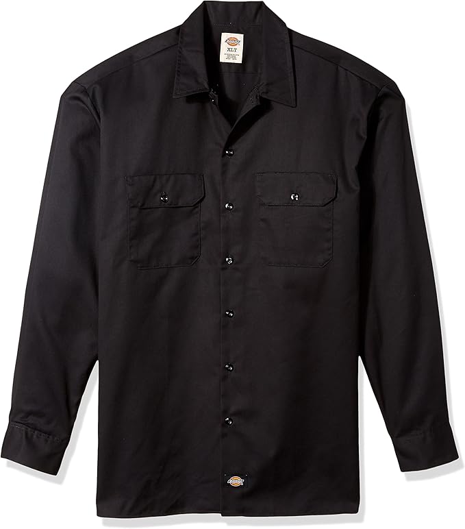 Dickies Men's BigTall Long Sleeve Work Shirt Amazon.ca Clothing