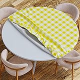 Sorfey Round Tablecloth -Fitted with Elastic, Vinyl