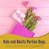 Thepaperbagstore 10 Hot Pink Small Paper Party Bags with Handles 18x22x8cm view 9
