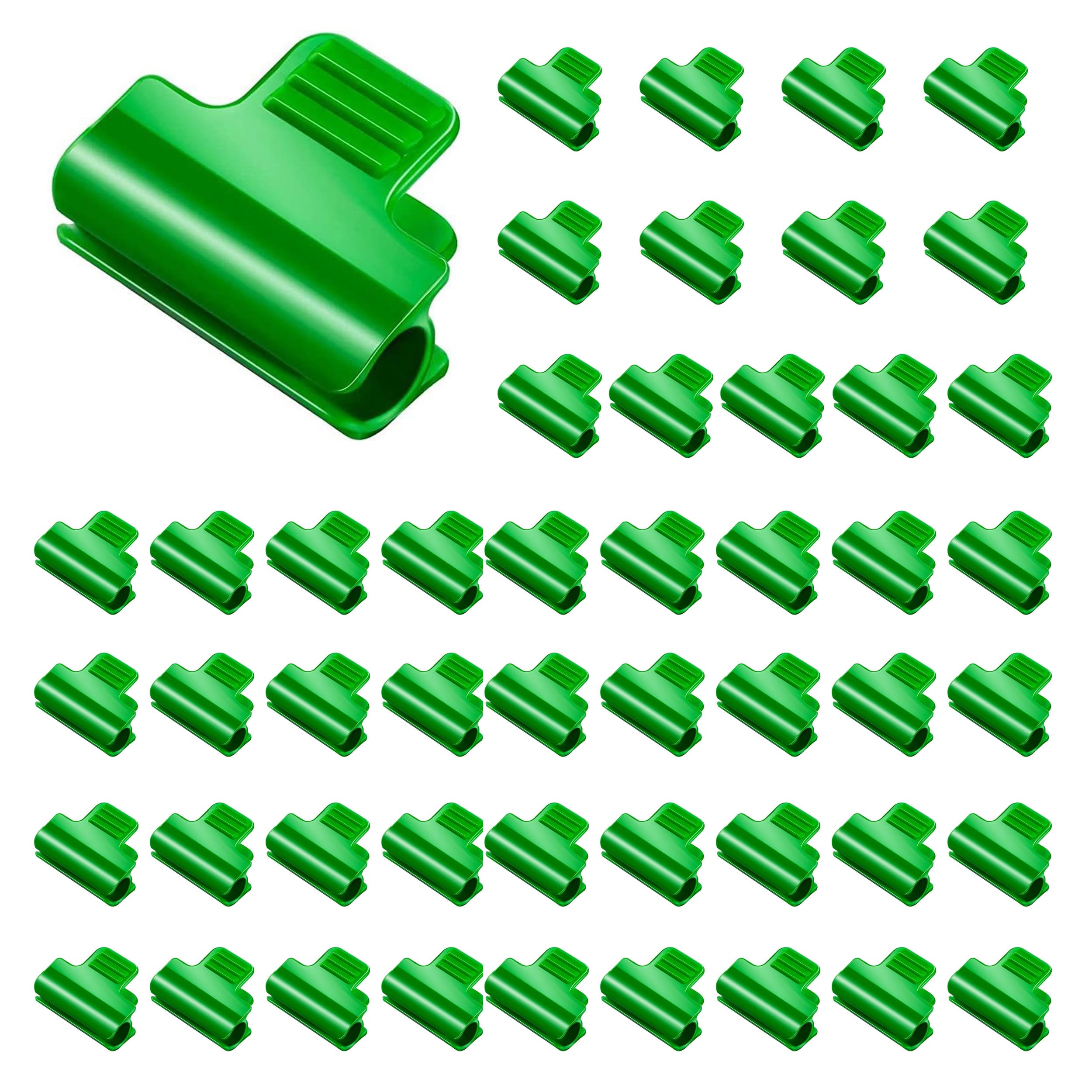 50Pcs Greenhouse Clamps - Plastic Greenhouse Shading Net Clips for Fixing Plant Cover