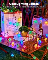 Brightown Solar String Lights Outdoor 60 Led 35.6