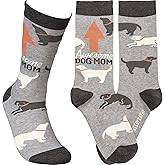Primitives by Kathy Awesome Dog Mom Socks