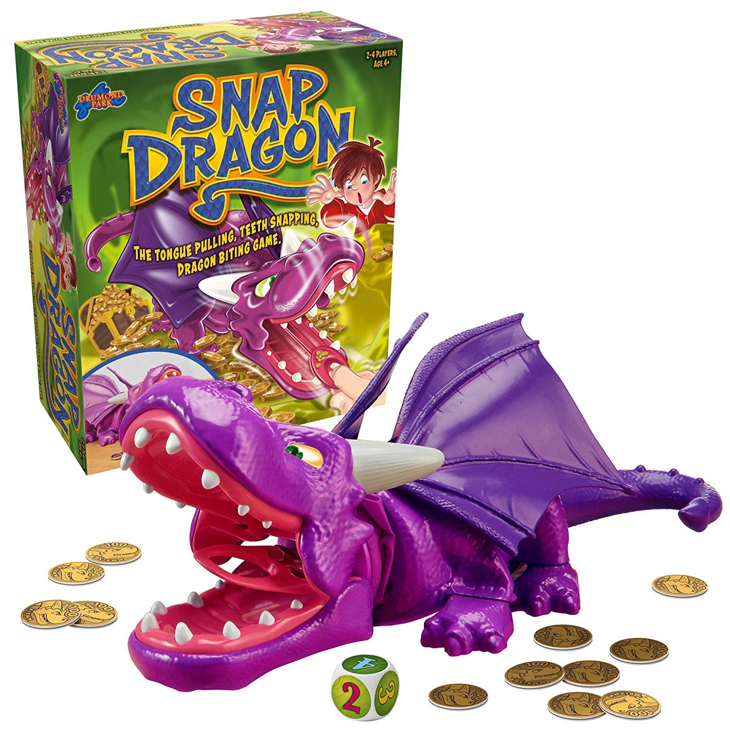 Drumond Park Snap Dragon Kids Action Board Game Preschool Family Board Games For Kids Children Game Suitable For Ages 5 6 7 8+ Years, Multicolour