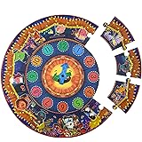 Nifyto Clock Learning Jigsaw Puzzles 27pieces for Kids Age 3-5/4-8,Table Game for Kids, Montessori Puzzles for preschoolers T