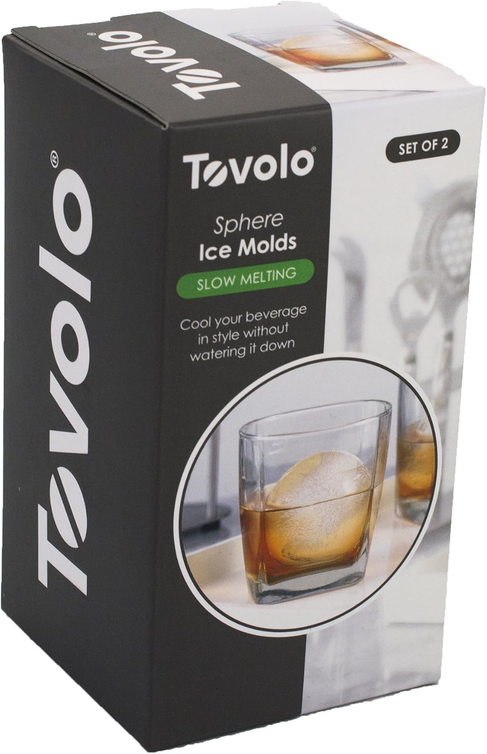 Tovolo Sphere Ice Molds - Set of 2: Ice Cube Molds: Kitchen & Dining