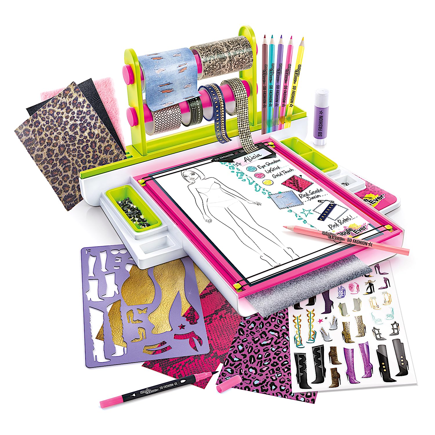 Style 4 Ever Fashion Designer Studio, Real Adhesive Fabrics, Design from Scratch