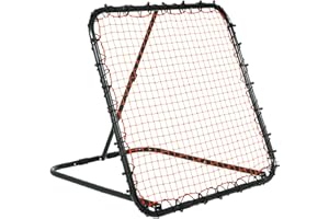 RayChee Portable Soccer Rebounder, 3.3×3.3FT/3.9×3.9FT Rebound Net with Quick Folding Design, Multi Angle Adjustment for Kids Teens & All Ages, Soccer Training Equipment, Easy Set Up & Perfect Storage