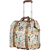 Lily Bloom Design Pattern Carry on Bag Wheeled Cabin Tote (Furry Friends)