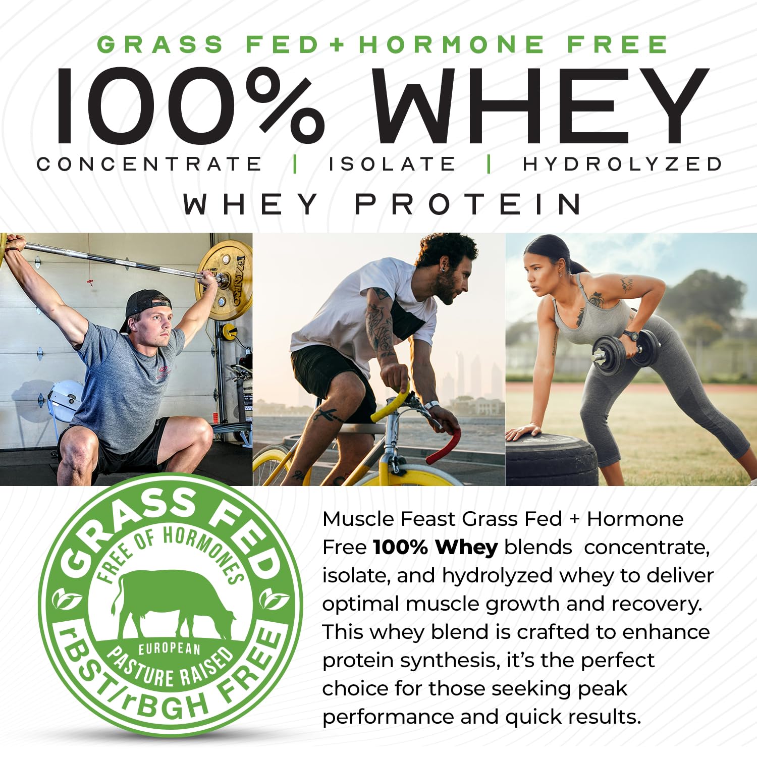 Mua Muscle Feast 100% Grass Fed Whey Protein Powder, All Natural ...
