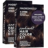 Madison Reed Radiant Hair Color Kit, 4.5NNN Darkest Brown, 2 Pack | 100% Gray Coverage for Resistant Grays, Ammonia-Free, PPD-Free, Dermatologist-Tested, Permanent Hair Dye, Barletta Brown