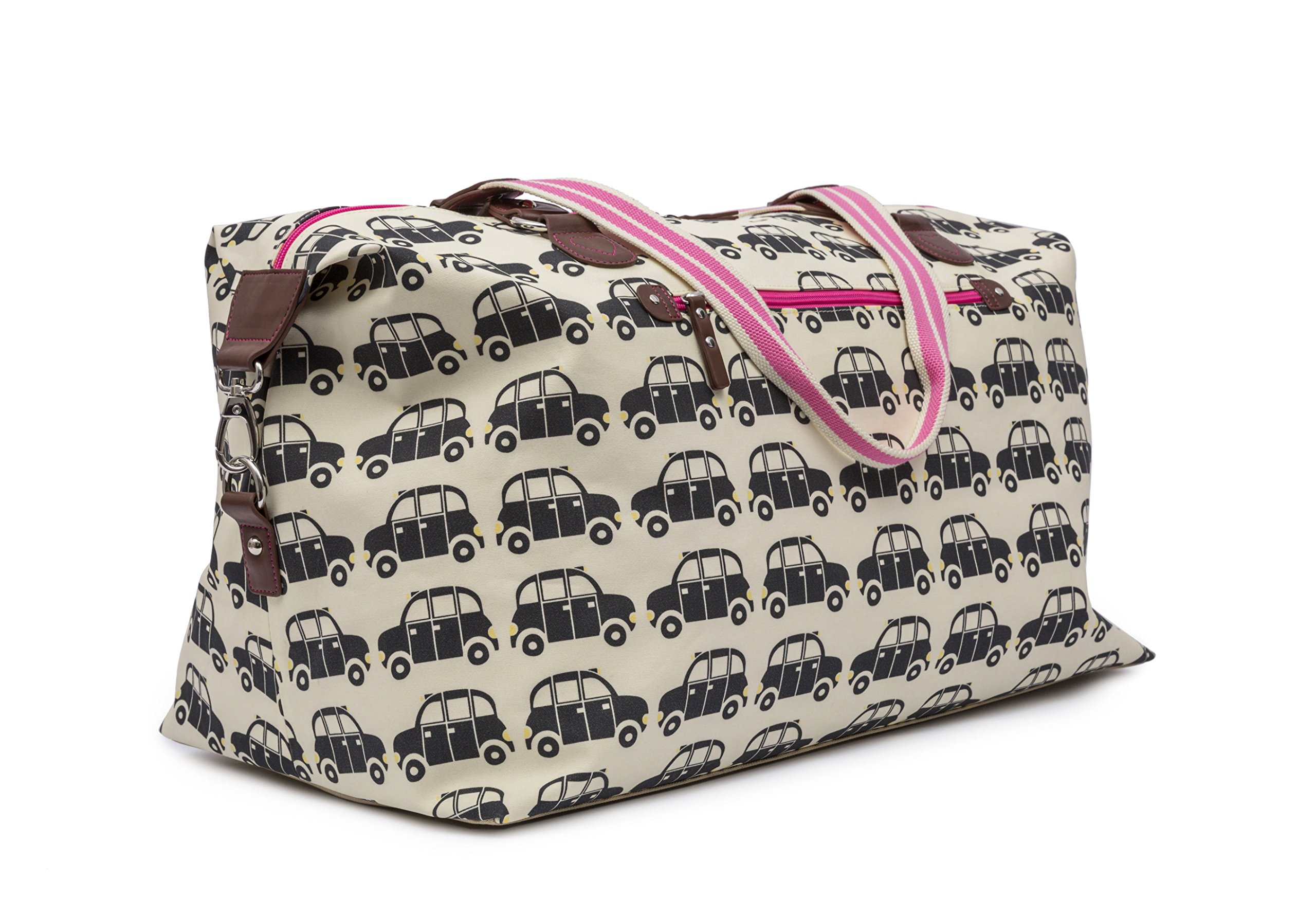 Pink Lining Bridget Hold All Black Cabs Changing Hospital Bag