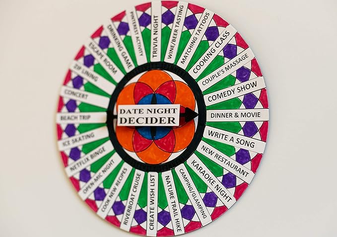 Amazon Com All Positive Products Date Night Decider Fun And Creative Ideas For Deciding What To Do On Your Date Night Kitchen Dining