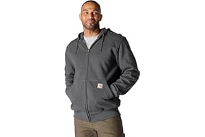 Carhartt Mens Big & Tall Midweight Sweatshirt Hooded Zip Front SweatshirtShirt